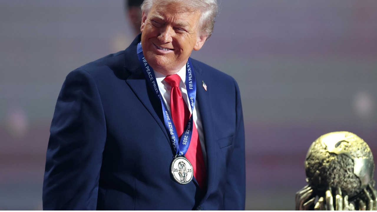 FIFA awards Trump peace prize hours after Trump's latest boat strike kills four in international waters
