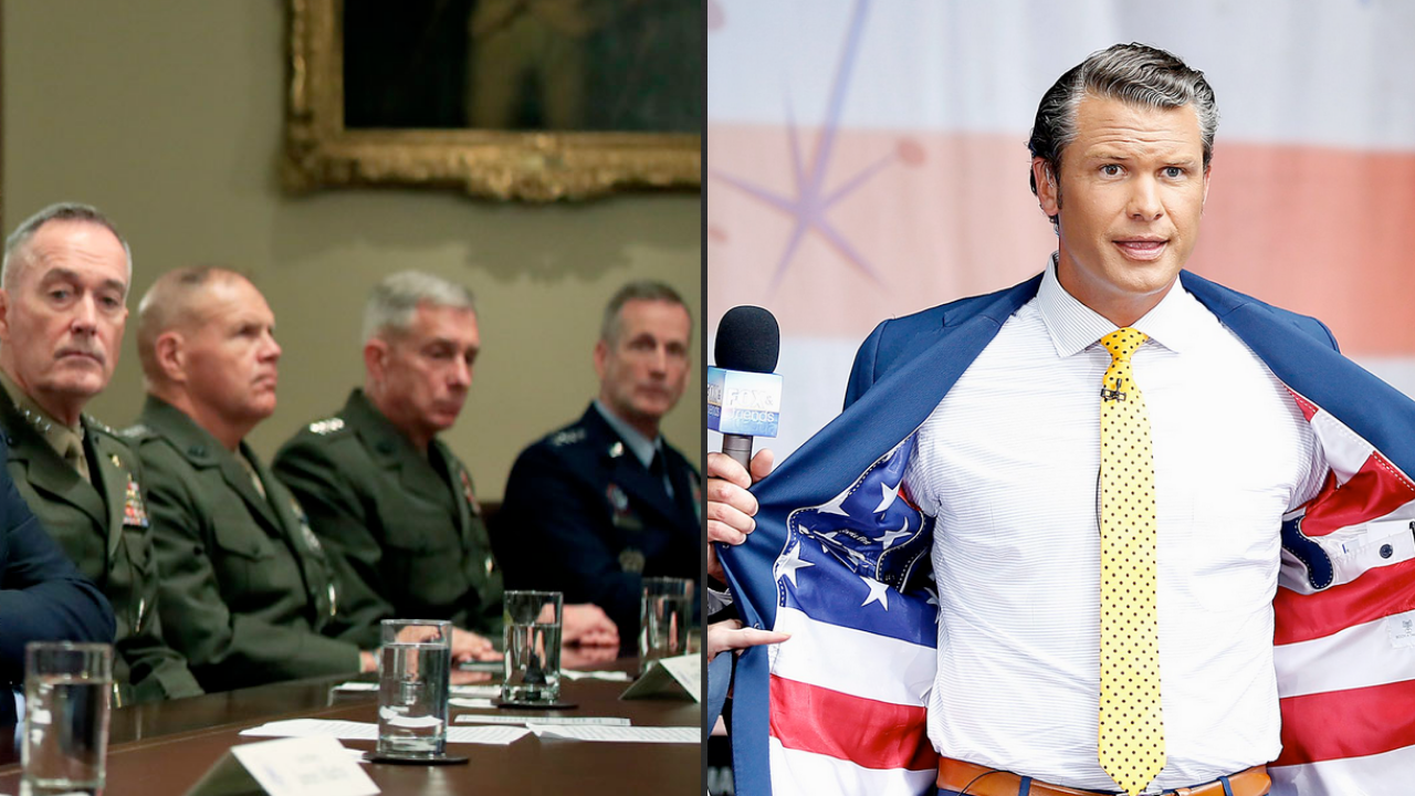 Former Fox host Pete Hegseth forces 800 generals to fly across globe for grooming session