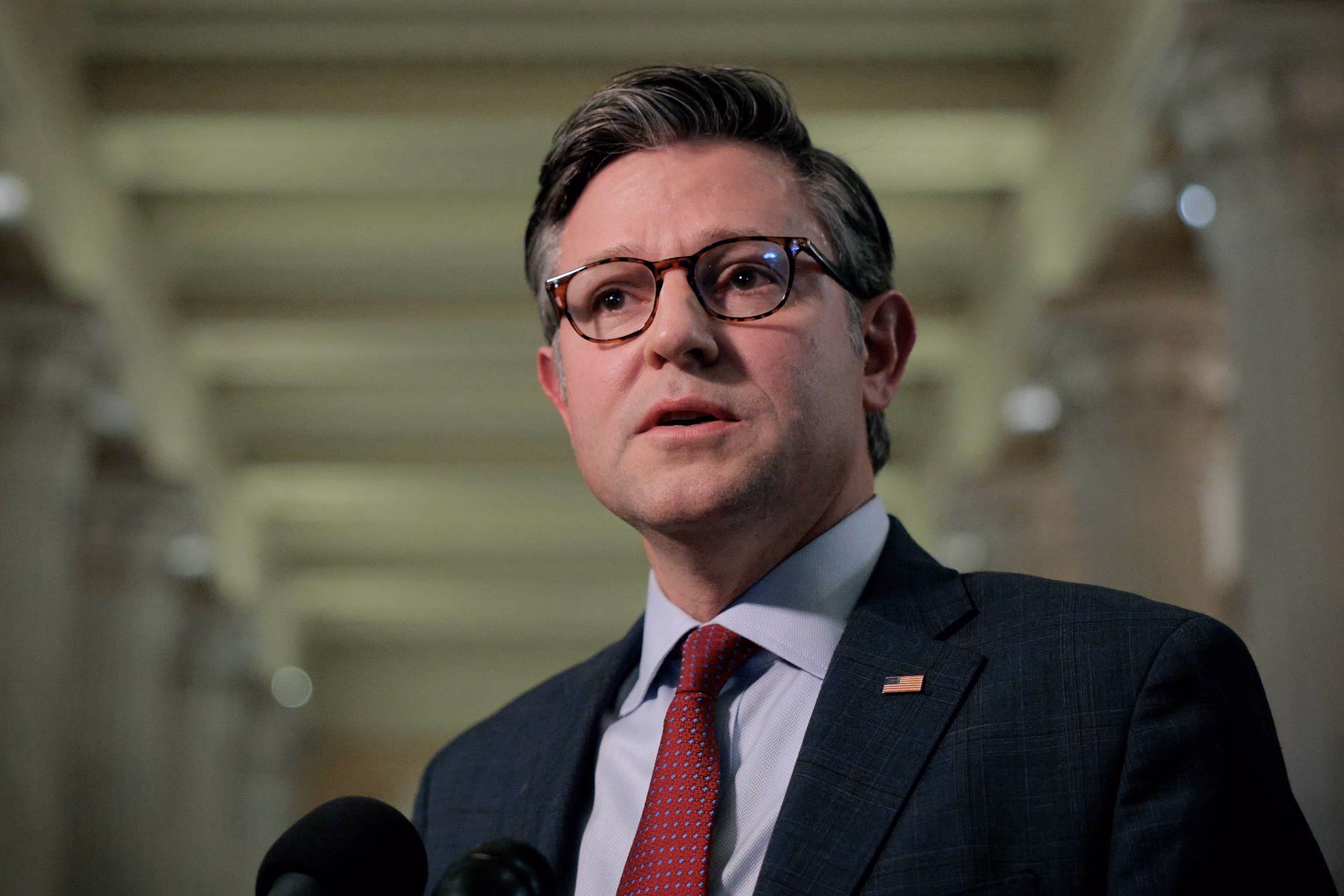 Mike Johnson says Trump served as FBI informant after Obama, Hillary, Biden, the Democrat Party, and literally everyone else made it up