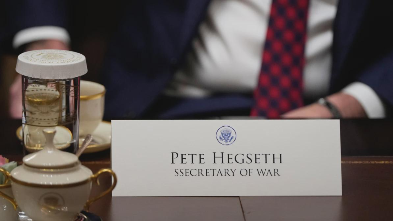 Pentagon officials assure public 'Ssecretary of War' typo simply result of unstoppable administrative excellence