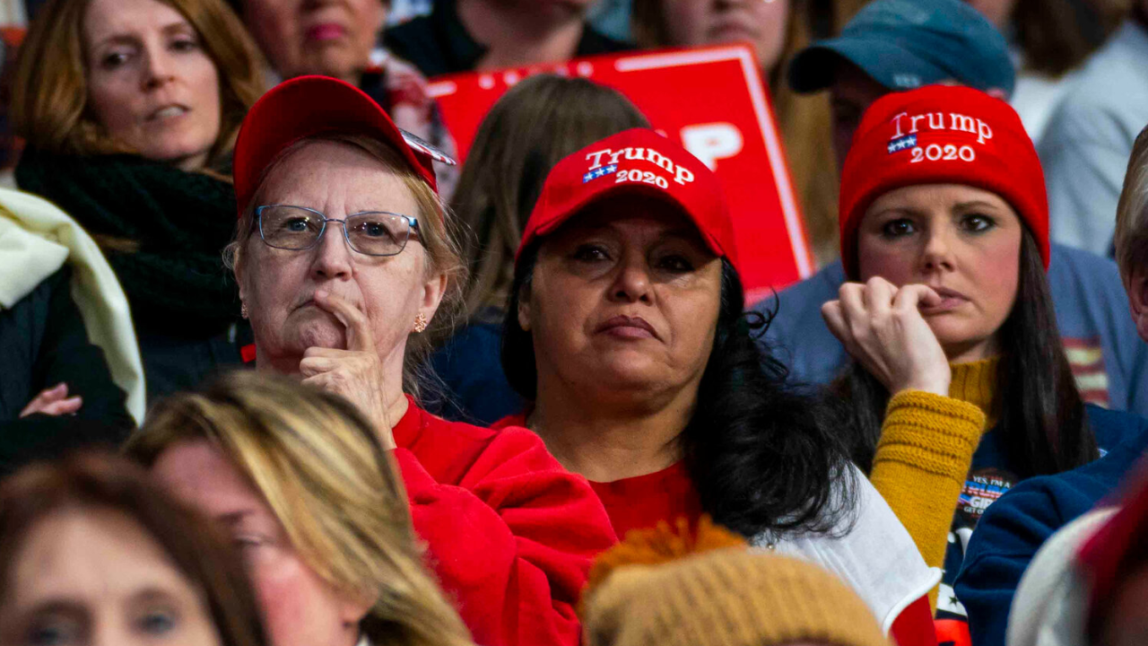 Republican woman voter upset the Republican party wants to take away her right to vote