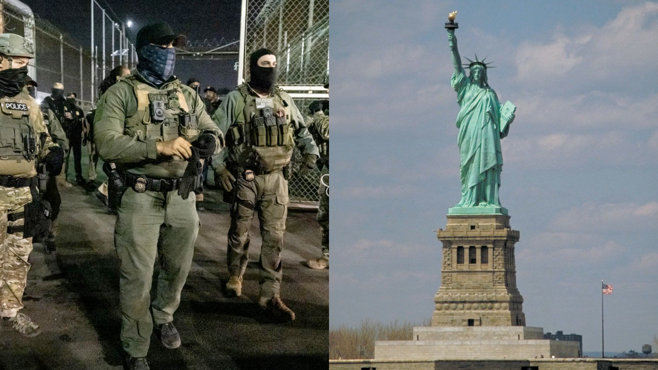 Republicans to propose revising iconic Statue of Liberty poem to clarify that 'breathing' isn't free 