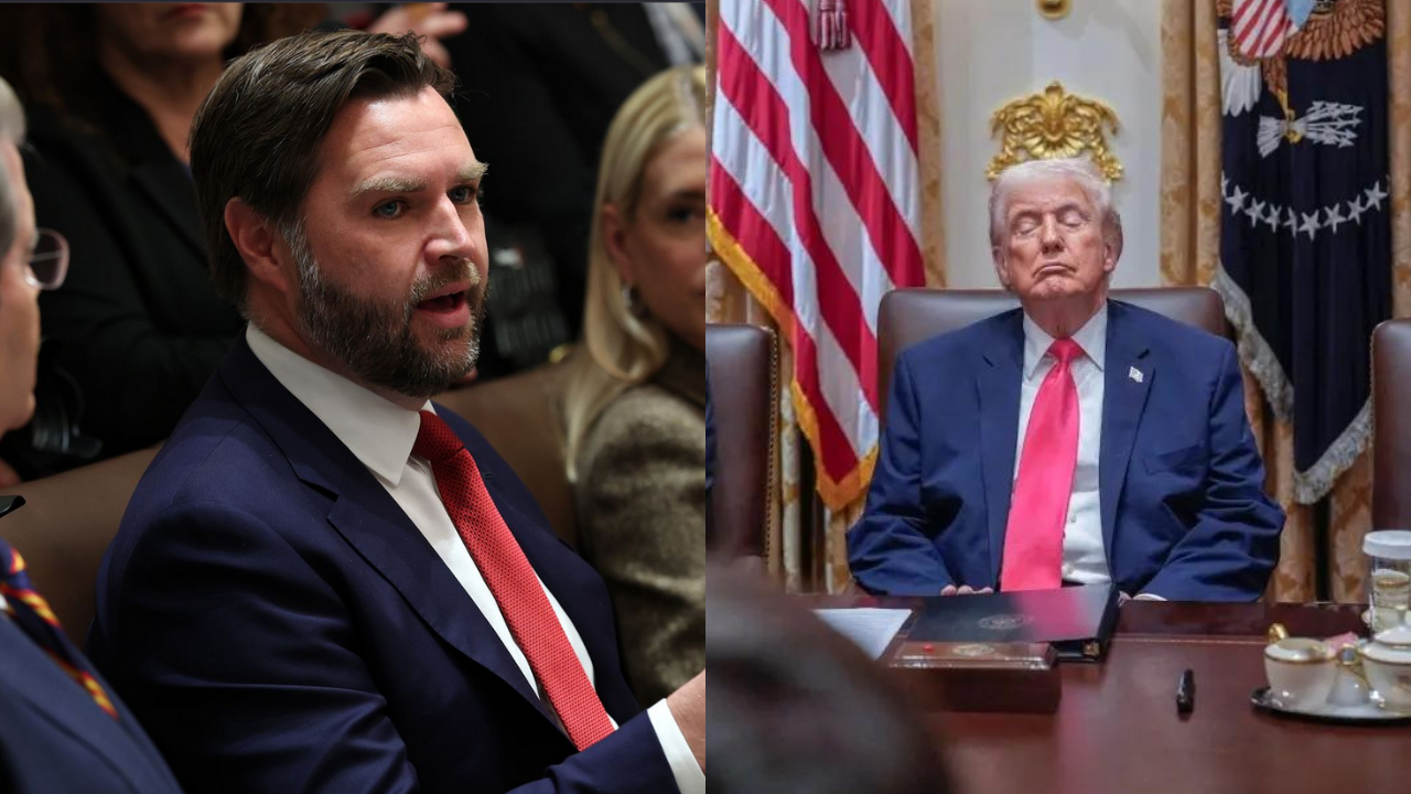 Trump accidentally calls JD Vance incompetent during rambling cabinet rant