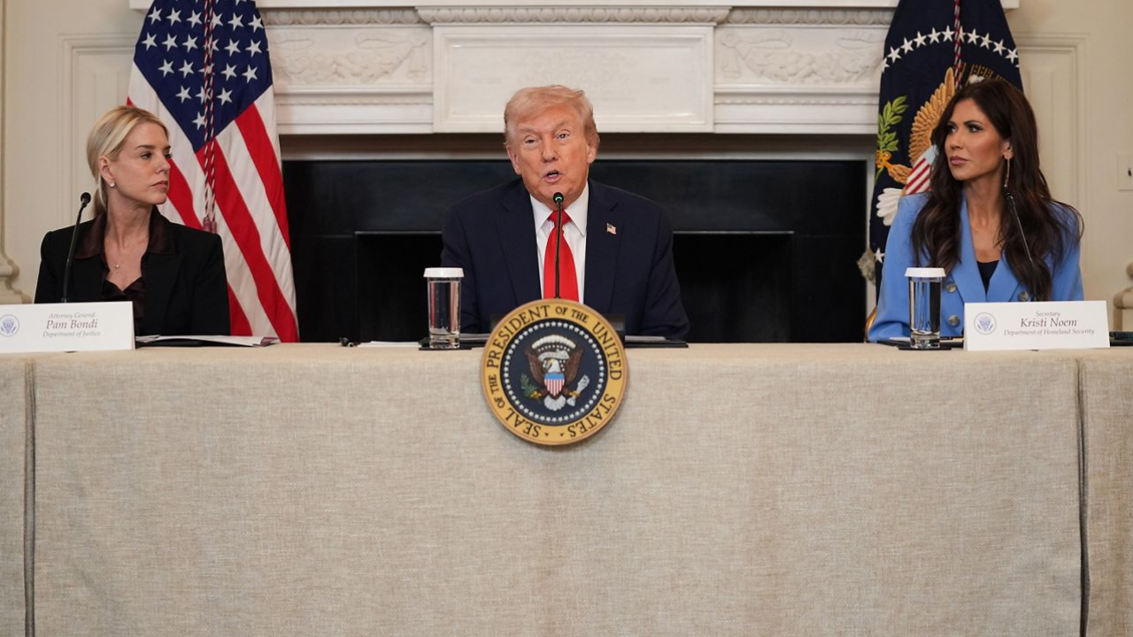 Trump hosts Antifa roundtable, pushes foreign terrorist label while deploying military to terrorize Americans