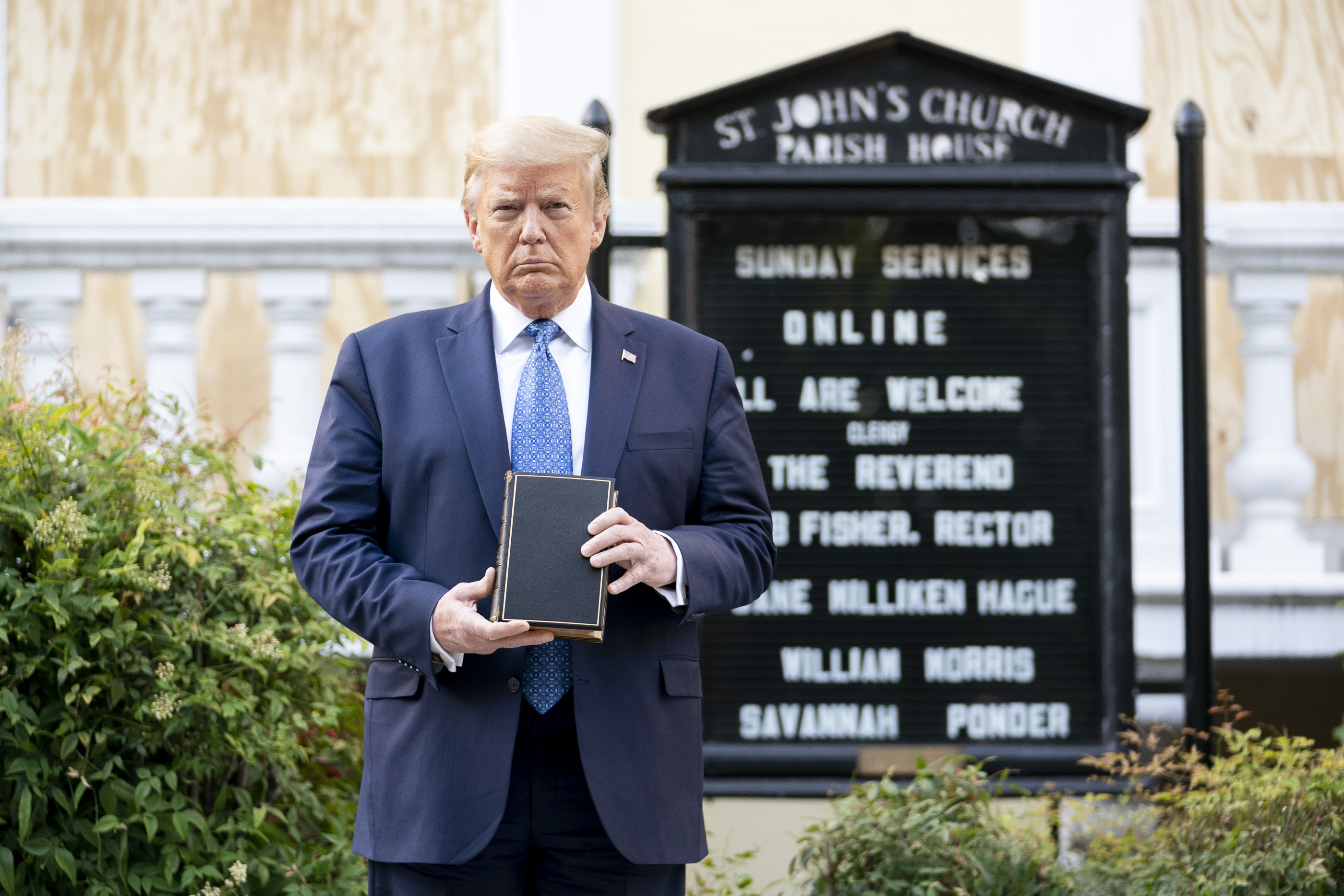 Trump praises “little fights with the wife” as example of Christian family values during religious freedom speech